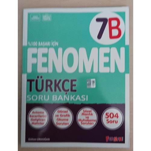 GAMA FENOMEN 7.SINIF TÜRKÇE B SORU BANKASI