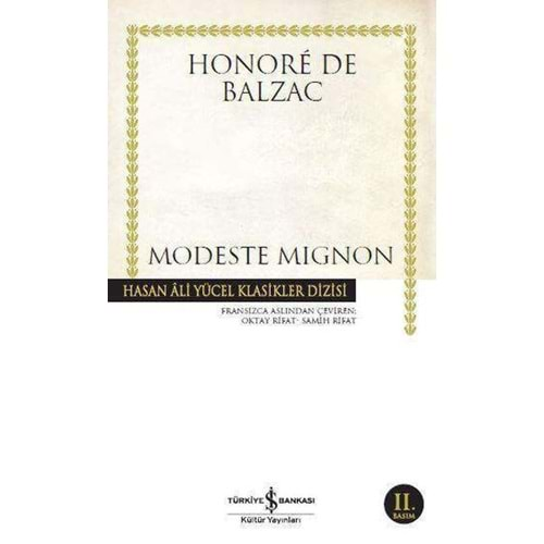 MODESTE MIGNON-HONORE DE BALZAC-İŞ BANKASI KÜLTÜR YAYINLARI