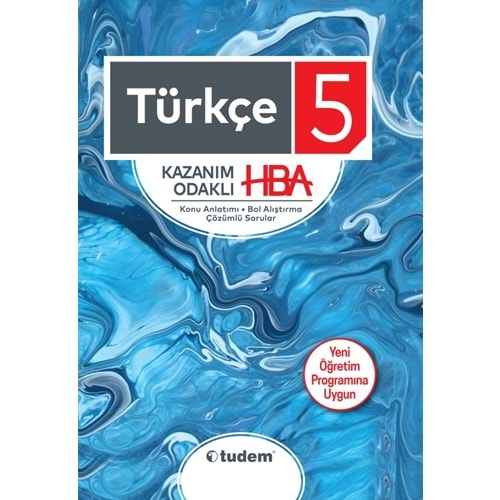 TUDEM 5.SINIF TÜRKÇE KAZANIM ODAKLI HBA