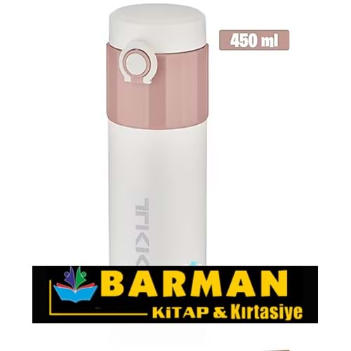 VAGON LİFE TKK-SPORT 450 ML PASLANMAZ ÇELİK TERMOS (PEMBE)-T-2007