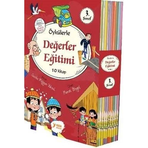 ÖYKÜLERLE DEĞERLER EĞİTİMİ 3.SINIF-10 KİTAP TAKIM-YUVA