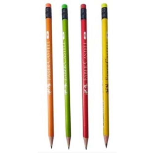 FABER CASTELL ŞÖVALYE HB CANLI SİLGİLİ KURŞUN KALEM-5244000045000