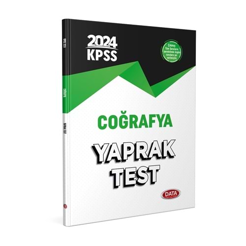 DATA KPSS 2024 COĞRAFYA YAPRAK TEST