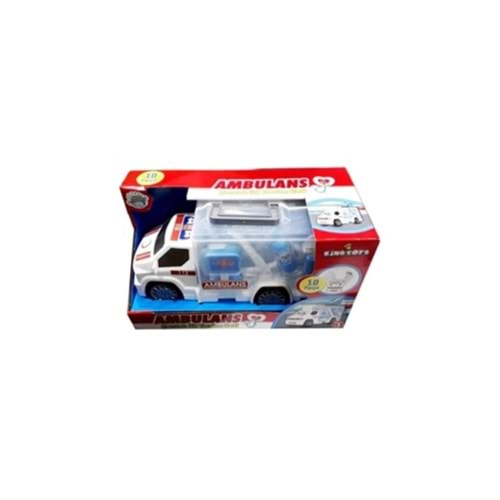 KİNG TOYS ÇANTALI AMBULANS KAMYON-MRT-66