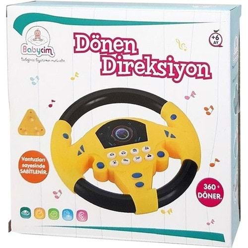 BİRLİK OYUNCAK BABYCİM DİREKSİYON FARLI ARAÇ SESİ-X1703