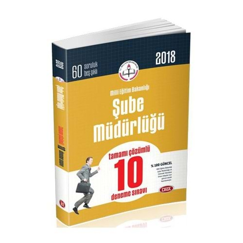 DATA 2018 GYS ŞUBE MÜDÜRLÜĞÜ TAMAMI ÇÖZÜMLÜ 10 DENEME