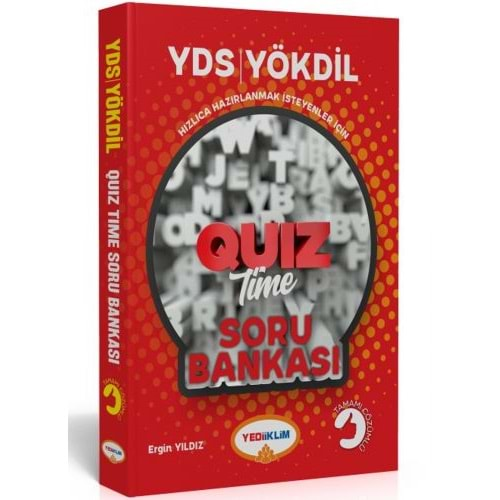 YEDİİKLİM YDS-YÖKDİL QİZ TİME ÇÖZÜMLÜ SB.