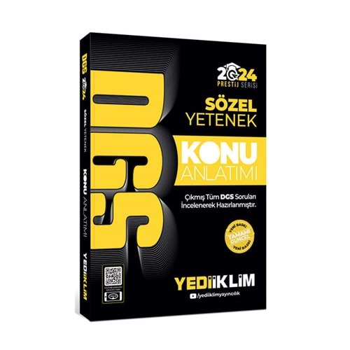 YEDİİKLİM DGS 2024 SÖZEL YETENEK KONU ANLATIMI