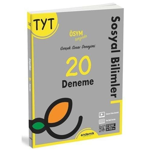 ENDEMİK TYT SOSYAL BİLİMLER 20 DENEME SINAVI