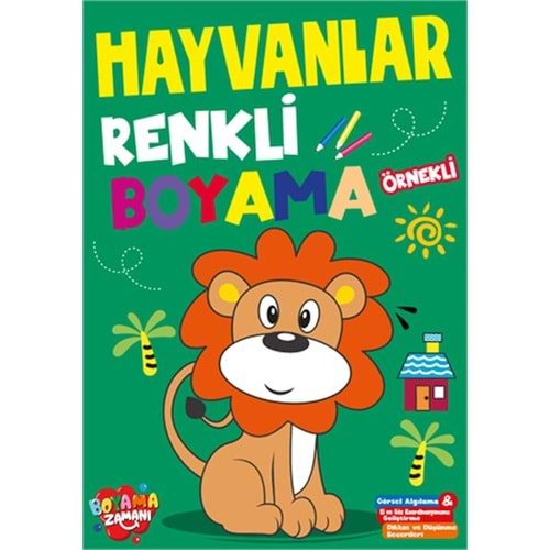 RENKLİ BOYAMA HAYVANLAR-BOYAMA ZAMANI