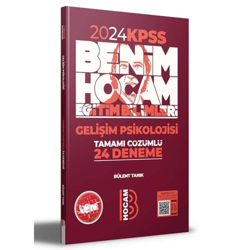 BENİM HOCAM KPSS 2024 EĞİTİM BİLİMLERİ GELİŞİM PSİKOLOJİSİ TAMAMI ÇÖZÜMLÜ 24 DENEME