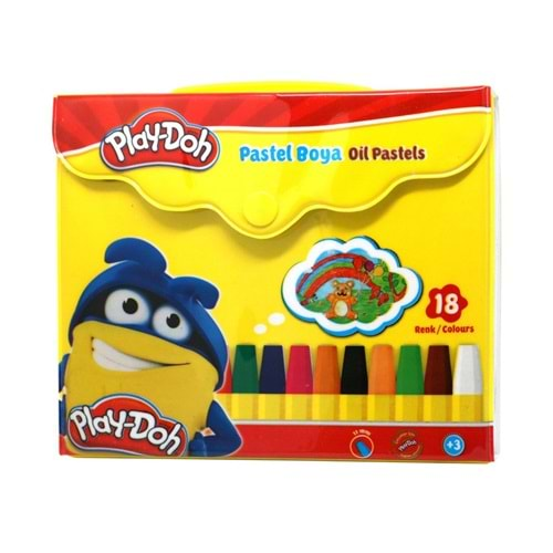 PLAY-DOH PASTEL BOYA 18 RENK ÇANTALI-PLAY-PA006