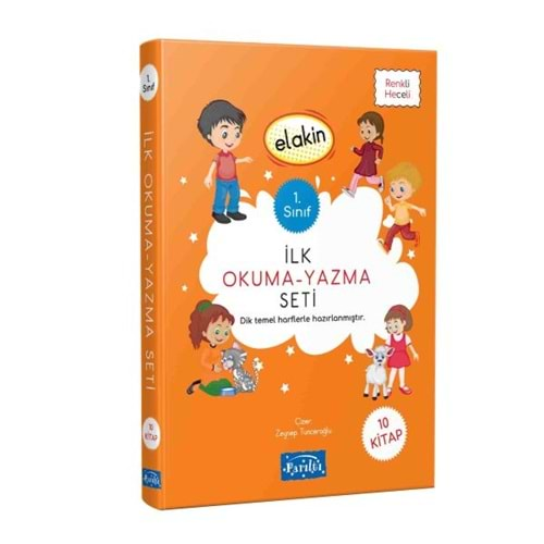 ELAKİN İLK OKUMA YAZMA SETİ 10 KİTAP SET-KEREM ALTINDAĞ-PARILTI YAYINLARI