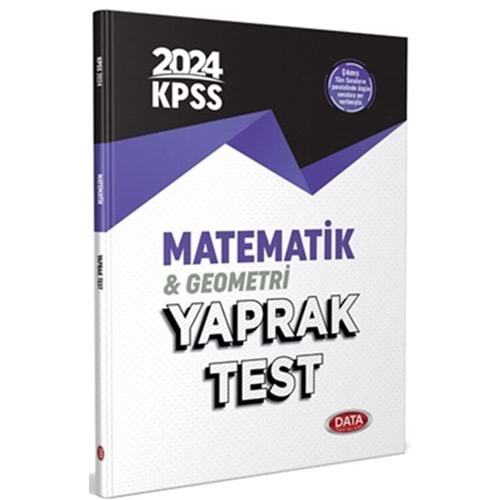 DATA KPSS 2024 MATEMATİK VE GEOMETRİ YAPRAK TEST