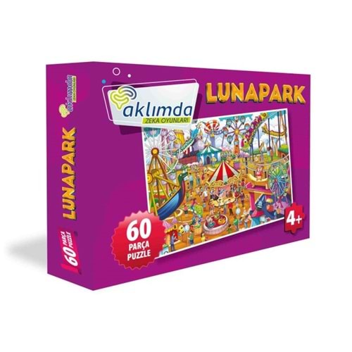 AKLIMDA ZEKA LUNAPARK 60 PARÇA PUZZLE