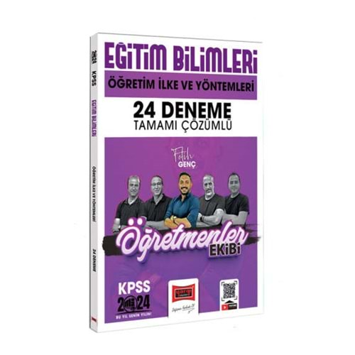 YARGI KPSS 2024 EĞİTİM BİLİMLERİ ÖĞRETMENLER EKİBİ ÖĞRETİM İLKE VE YÖNTEMLERİ TAMAMI ÇÖZÜMLÜ 24 DENEME