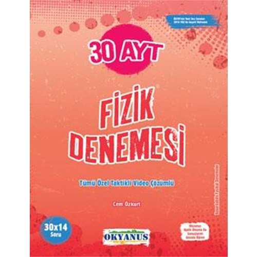 OKYANUS AYT 30 FİZİK DENEMESİ