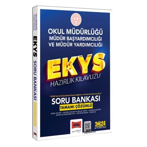 YARGI EKYS 2024 OKUL MÜDÜRLÜĞÜ-MÜDÜR BAŞYARDIMCILIĞI VE MÜDÜR YARDIMCILIĞI TAMAMI ÇÖZÜMLÜ SORU BANKASI