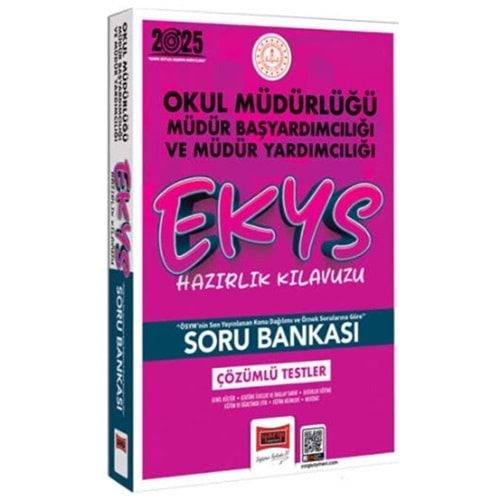 YARGI EKYS 2025 OKUL MÜDÜRLÜĞÜ-MÜDÜR BAŞYARDIMCILIĞI VE MÜDÜR YARDIMCILIĞI TAMAMI ÇÖZÜMLÜ SORU BANKASI