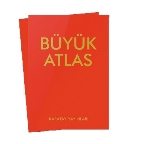 KARATAY BÜYÜK ATLAS CİLTLİ-KIRMIZI KAPAK