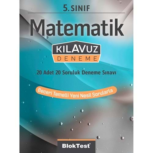 BLOKTEST 5.SINIF MATEMATİK KILAVUZ DENEME