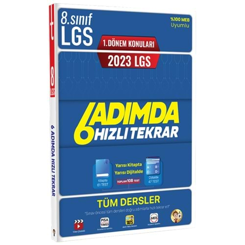 TONGUÇ 8.SINIF 2023 LGS 1.DÖNEM 6 ADIMDA TÜM DERSLER HIZLI TEKRAR