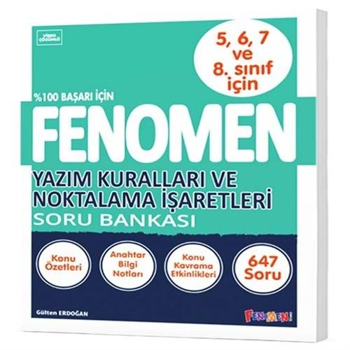 GAMA FENOMEN YAZIM KURALLARI VE NOKTALAMA İŞARETLERİ SORU BANKASI(5-6-7-8.SINIFLAR İÇİN)