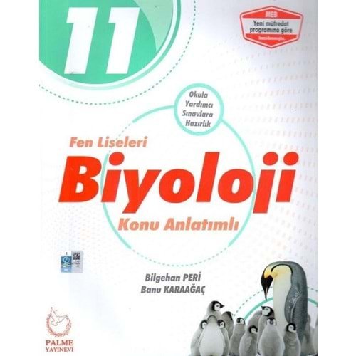 PALME 11.SINIF FEN LİSELERİ İÇİN BİYOLOJİ KONU ANLATIMLI