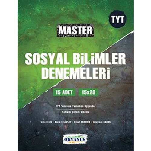 OKYANUS TYT MASTER 15 SOSYAL BİLİMLER DENEMELERİ