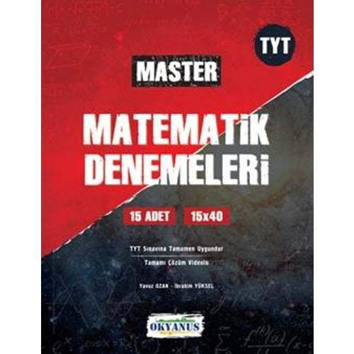 OKYANUS TYT MASTER 15 MATEMATİK DENEMELERİ