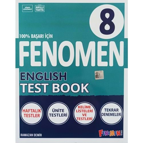 GAMA FENOMEN 8.SINIF ENGLISH TEST BOOK