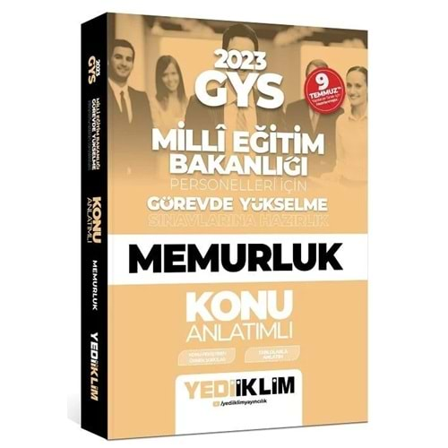 YEDİİKLİM 2023 GYS MİLLİ EĞİTİM BAKANLIĞI PERSONELLERİ İÇİN GÖREVDE YÜKSELME SINAVI MEMURLUK KONU ANLATIMI