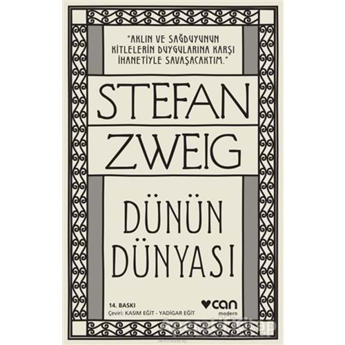 DÜNÜN DÜNYASI-STEFAN ZWEIG-CAN