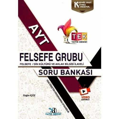 YAYIN DENİZİ AYT TEK FELSEFE SORU BANKASI