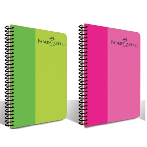 FABER CASTELL BİCOLOR SPİRALLİ 80YP. KARELİ DEFTER 5075000128