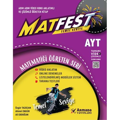 ARMADA AYT MATFEST TEMEL SEVİYE SORU KİTABI