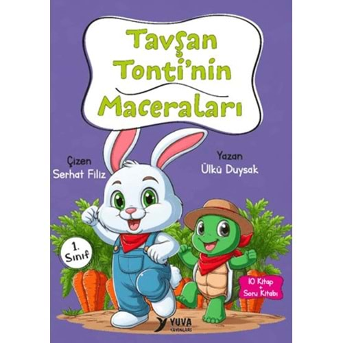 1.SINIF TAVŞAN TONTİNİN MACERALARI 10 KİTAP TAKIM-ÜLKÜ DUYSAK-YUVA YAYINLARI