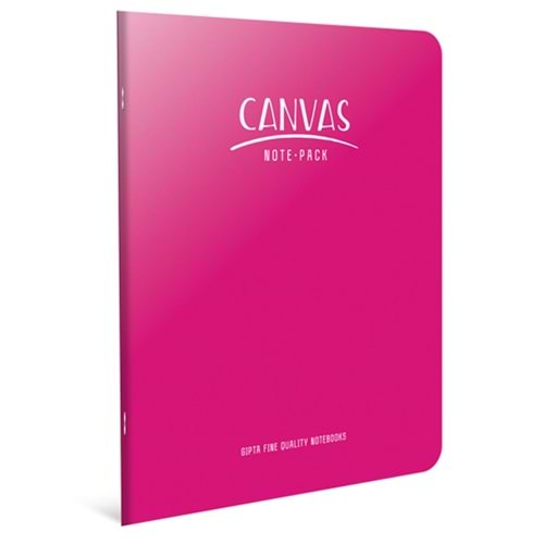 GIPTA CANVAS A5 TEL DİKİŞLİ PLASTİK KAPAK 80YP. KARELİ DEFTER