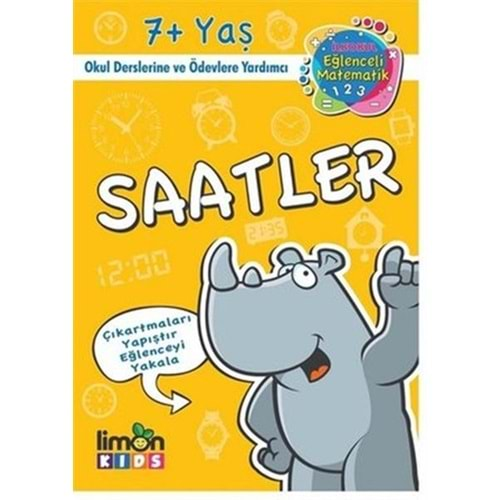 İLKOKUL EĞLENCELİ MATEMATİK SAATLER 7+YAŞ-LİMON KİDS