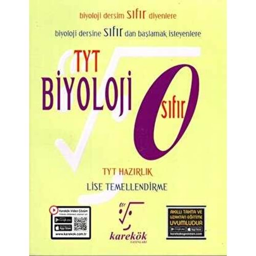 KAREKÖK TYT BİYOLOJİ SIFIR