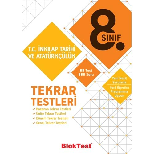 BLOKTEST 8.SINIF İNKILAP TARİHİ TEKRAR TESTLERİ