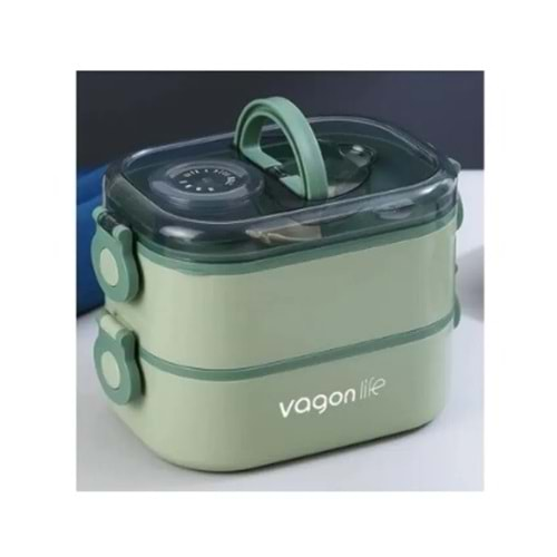 VAGON LİFE KARMA ÇELİK LUNCH BOX 1000 ML BESLENME KUTUSU-A52