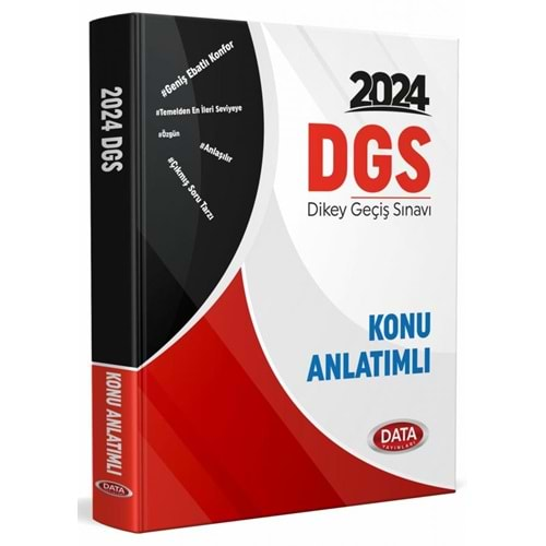 DATA DGS 2024 KONU ANLATIMLI