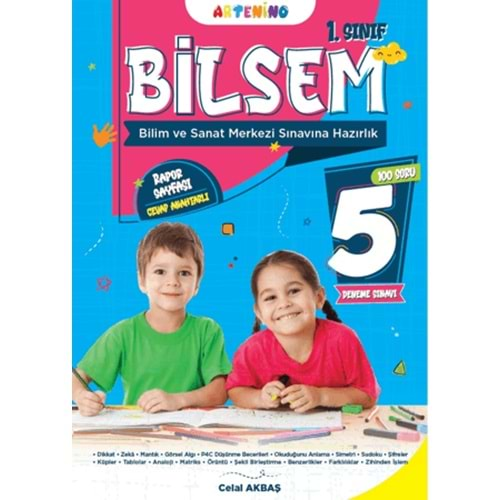 ARTENİNO 1.SINIF 2025 BİLSEM SINAVINA HAZIRLIK 5 Lİ DENEME SINAVI