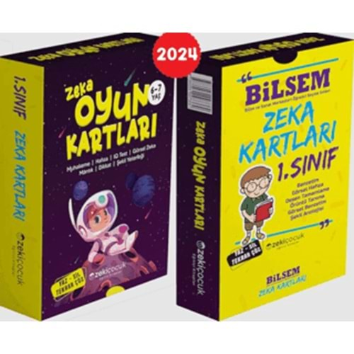 ZEKİ ÇOCUK-1.SINIF BİLSEM ZEKA KARTLARI/6-7 YAŞ ZEKA OYUN KARTLARI