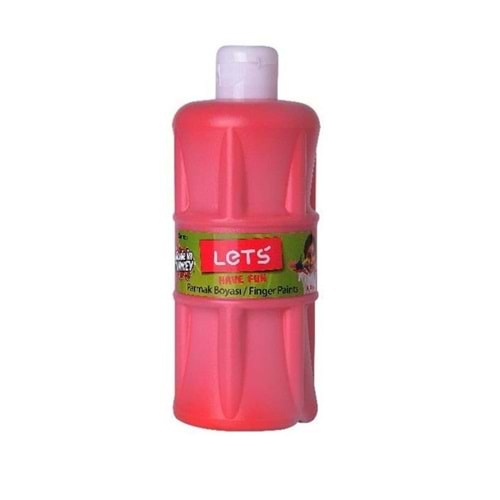 LETS PARMAK BOYASI 500 ML KIRMIZI-L-5004