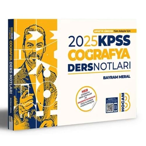 BENİM HOCAM KPSS COĞRAFYA DERS NOTLARI-2025