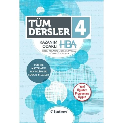 TUDEM 4. SINIF TÜM DERSLER HBA