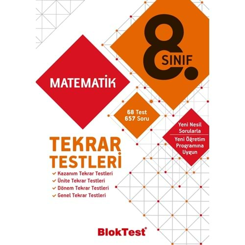 BLOKTEST 8.SINIF MATEMATİK TEKRAR TESTLERİ