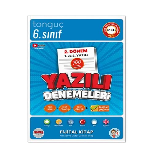 TONGUÇ 6.SINIF YAZILI DENEMELERİ 2.DÖNEM 1.VE 2.YAZILI